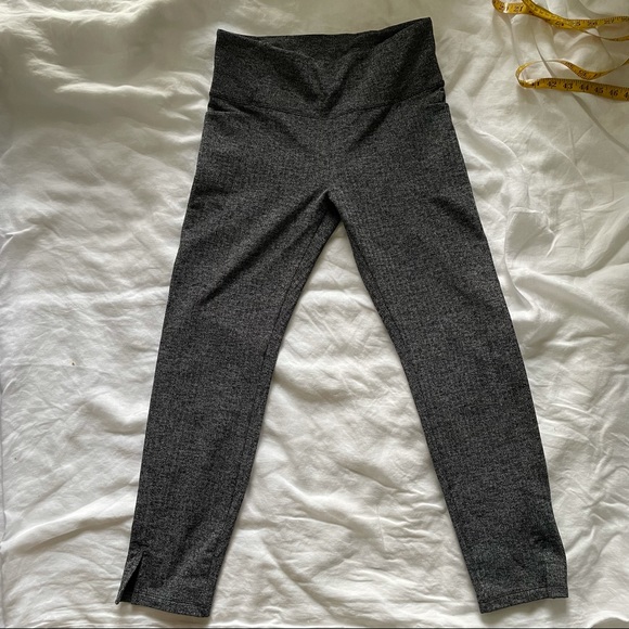 Athleta Mercer Pant Herringbone M Legging Black White - Picture 2 of 6